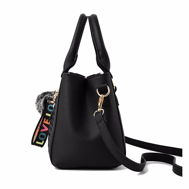 Embroidery Messenger Leather Handbags