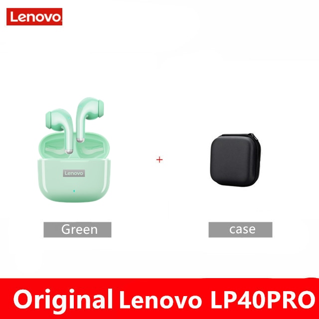 Ακουστικά Lenovo lp40 pro / LP40 -Bluetooth 5.0 - Καθηλωτικός ήχος - TWS με Έλεγχο αφής μικροφώνου για κίνηση για μεγάλο χρόνο αναμονής