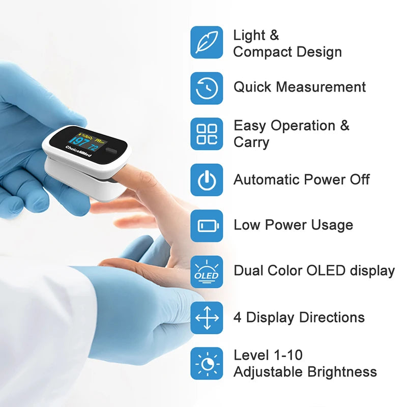 Finger Pulse Oximeter /Blood Oxygen Saturation Meter  / Heart Rate Monitor