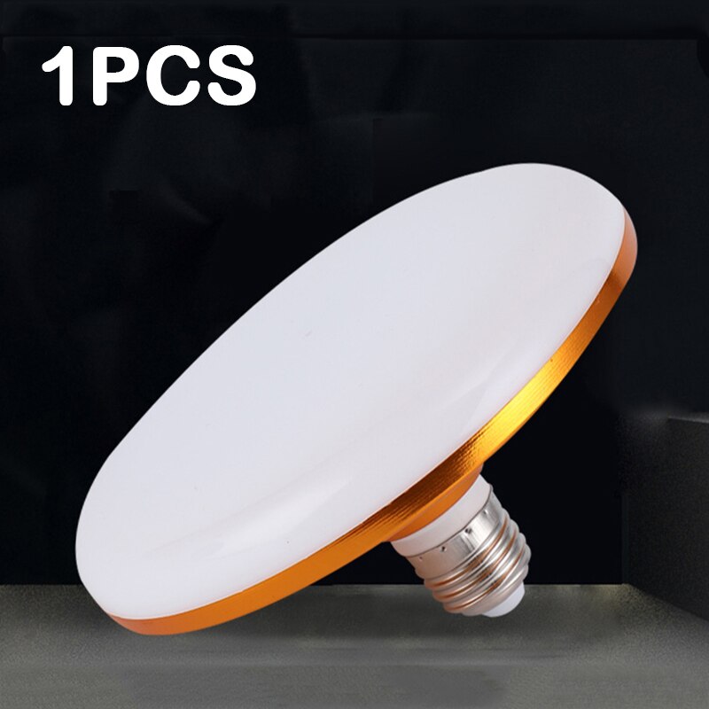 Indoor  LED Bulb AC 220v E27 Base  -Energy Saving Ceiling Flying Saucer Light 6500k