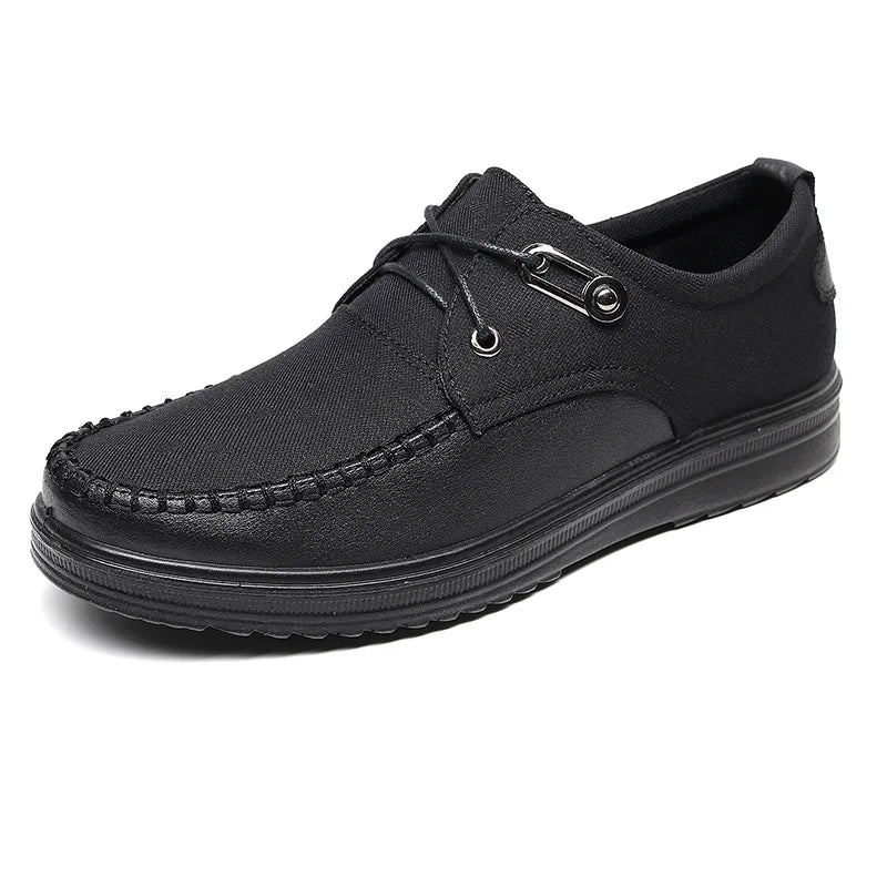 Men Leather  Flat  Shoes