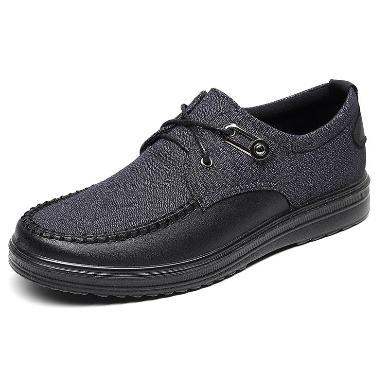 Men Leather  Flat  Shoes