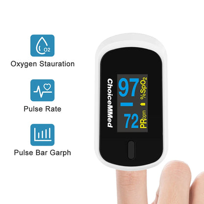 Finger Pulse Oximeter /Blood Oxygen Saturation Meter  / Heart Rate Monitor