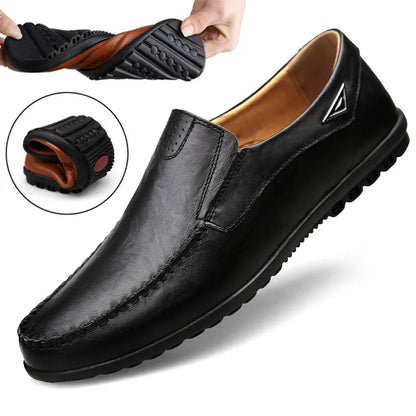 Genuine Leather Men  Loafers Moccasins  Shoes