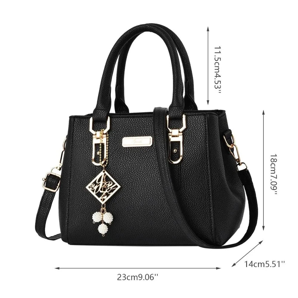 Shoulder Casual Leather - Messenger Large Capacity Handbag