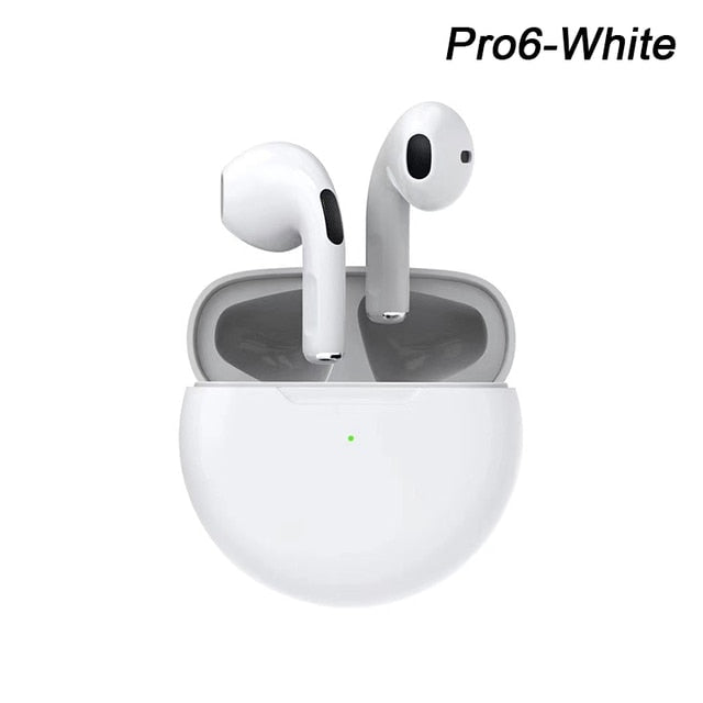 Earbuds Air Pro 6 TWS - Ασύρματο Bluetooth με μικρόφωνο - Για Apple iPhone / Xiaomi / Huawei