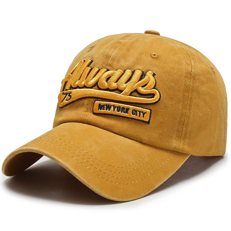 Sports Fashio Outdoor  Cotton Baseball Cap - Retro Embroidery