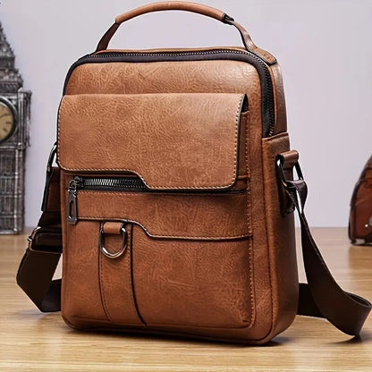 Business  Shoulder Flap  Bag for 9.7" iPad - PU Leather