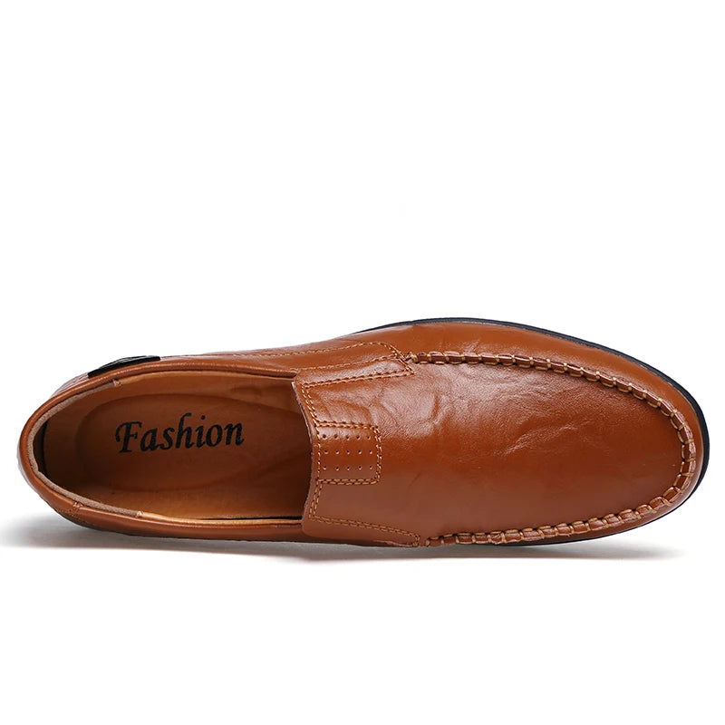 Genuine Leather Men  Loafers Moccasins  Shoes