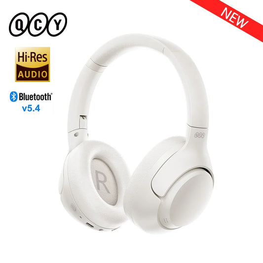 Ασύρματα ακουστικά QCY H3 ANC - Ήχος Bluetooth 5.4 Hi-Res - 43dB Hybrid Active Noise Cancellation 60H